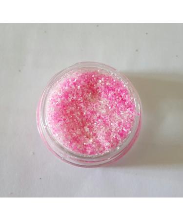 New nail art glitter powder baby pink mix white/pink glitter powder dust powder glitter 3g jacks insert for induction in gel nail nail design