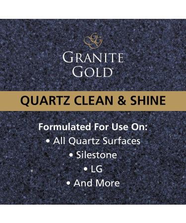 Granite Gold Quartz Clean & Shine - Streak-Free Cleaner for Quartz Surfaces | 64oz + 2x24oz (Pack of 3) - Polishes & Deep Cleans Silestone LG & More - Buy Online on GoSupps.com