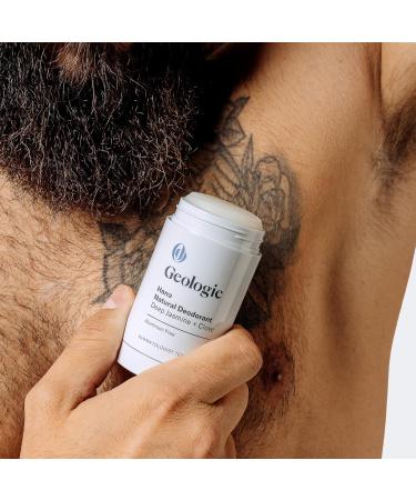 Geologie Hana Natural Deodorant | Jasmine + Clove Scent for Men & Women | Sensitive Skin Safe | Aluminum-Free Baking Soda-Free Dermatologist Tested Vegan Sulfate-Free Paraben-Free | (2.6 oz) Hana | Deep Jasmine + Clove - Buy Online on GoSupps.com