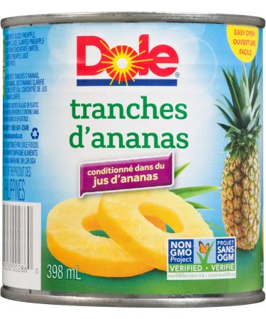 Dole Canned Sliced Pineapple in Pineapple Juice 398 ml Can Sliced Pineapple 398ml - Buy Online on GoSupps.com