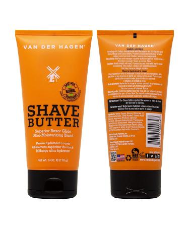 Van Der Hagen Shave Butter 6 oz - Pack of 2 | Smooth Shaving Experience - Buy Online on GoSupps.com