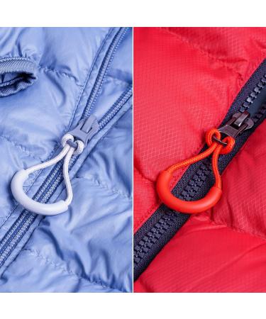 40 Colorful Zipper Pendants - 60x30mm Nylon Replacement Zippers Set for Repair - Threading Accessories - Buy Online on GoSupps.com
