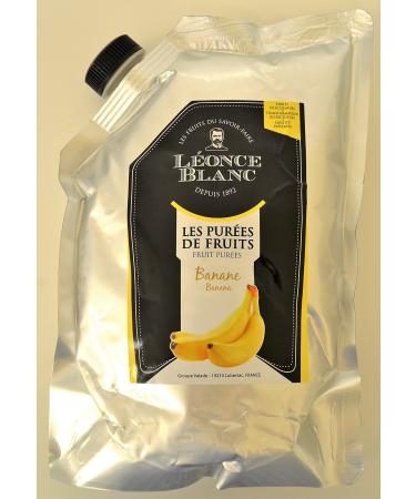 L once Blanc - Banana Fruit Puree 1kg - Buy Online on GoSupps.com