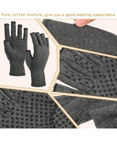 Zhanmai Arthritis Compression Gloves - 6 Pairs for Men and Women, Large Size - Carpal Tunnel, Pain Relief, Anti-Slip Design - Buy Online on GoSupps.com