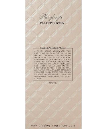 Playboy Play It Loveley Edt Spray 1.0oz For Women Play It Lovely Edition Play It Lovely - Buy Online on GoSupps.com