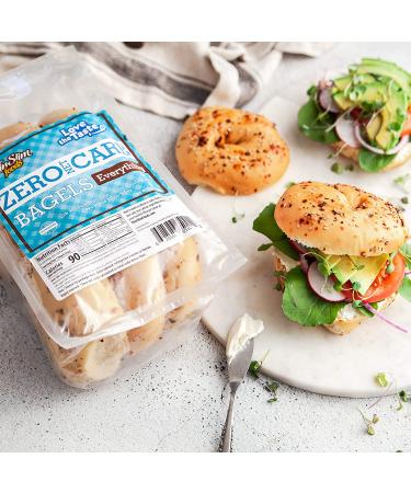 ThinSlim Foods Keto Everything Bagels - Low Carb Alternative for Bread or Hamburger Bun - 12 oz (2 Pack) - Buy Online on GoSupps.com