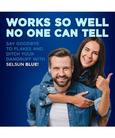 Selsun Blue Itchy Dry Scalp Anti-Dandruff Shampoo 300 mL Clean Fresh Scent For Itchy Dry Flaky Scaly Scalp Associated with Dandruff & Seborrheic Dermatitis - Buy Online on GoSupps.com