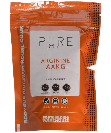 Bodybuilding Warehouse Pure Arginine Alpha-Ketoglutarate (AAKG) Powder -Unflavoured-250g