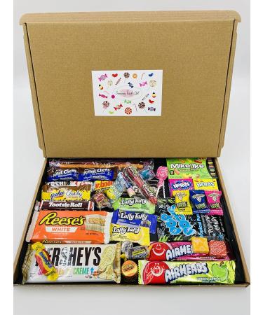 Large 35 x Mixed American Sweets USA Candies & Chocolate Sweet Box Gift Candy - Buy Online on GoSupps.com