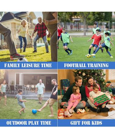 Portable Pop Up Soccer Goal Net Set with Accessories - 2.5ft Blue | For Kids & Adults Training and Backyard Play | Carrying Case & Training Cones Included - Buy Online on GoSupps.com
