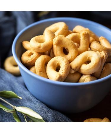 Taralli Cacio e Pepe | 3 Packs of Apulian Taralli | Cheese and Pepper Flavor | 3 Boxes of 150g each - Buy Online on GoSupps.com