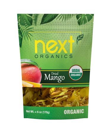 Next Organics Dried Mango, 6 oz Bag (Pack of 1) (20817582000908) Dried Mango 6 Ounce (Pack of 1)
