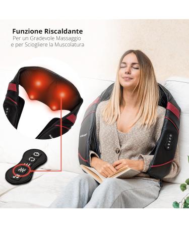 Ale & Aury Electric Shiatsu Neck Massage Pillow - Portable Vibration for Shoulders Back & Lumbar Relief - Self-Heating & Professional Pain Relief - Buy Online on GoSupps.com
