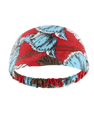 Carede Boho Bandana Headbands for Women - Pack of 6 Floral Print Sports Headbands - Non Slip Wide Yoga Headbands - Fashion Hair bands for Outdoor Activities - Buy Online on GoSupps.com