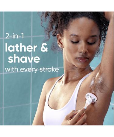 Gillette Venus Comfortglide Spa Breeze 10-Pack Women's Razor Blades with 3 Built-in Blades for a Smooth Close Shave - Buy Online on GoSupps.com