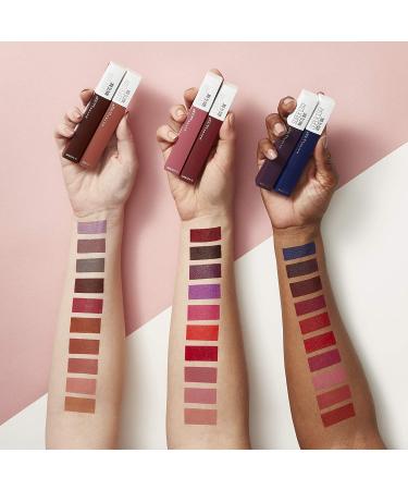 Maybelline SuperStay Matte Ink Un-nude Liquid Lipstick Fighter - 0.17 Fl Oz - Buy Online on GoSupps.com