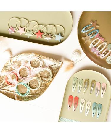 Shop Paper Dragon Special 48 Durable Hair Clips & Gums - Colorful Accessory Set for Kids with Glitter Fabric Cover - Perfect for Long & Fine Hair | Mermaid Theme - Buy Online on GoSupps.com