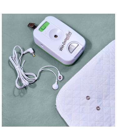 Wet Detective Bedwetting Kit, Incontinence & Bedwetting Alarm System, Includes 2 Sensor Pads