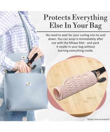 Milaya Beauty Large Silicone Styling Station Mat - Heat Resistant for Hair Irons, Curling Irons & Straighteners | Perfect for Hair Tools, Salon Stylists & Home Use - Buy Online on GoSupps.com