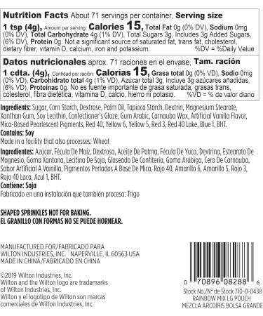 Wilton Sprinkles Assorted 10 Ounces - Buy Online on GoSupps.com
