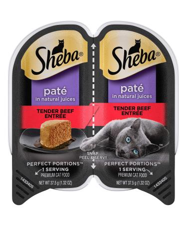 Sheba Perfect Portions Paté Wet Cat Food Trays 24 Twin-Packs