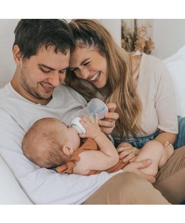 Dr. Brown's Options+ Wide-Neck Anti-Colic Baby Bottle Feeding Set with Travel Caps - Newborn Feeding Kit - Buy Online on GoSupps.com