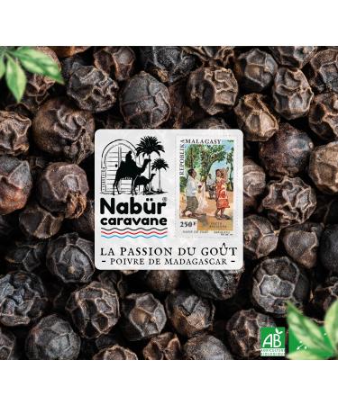 500gr Poivre Noir BIO de Madagascar Haute Qualit Prima+ Poivre en grain Note Florale Bois Fruit de Nab r - Buy Online on GoSupps.com