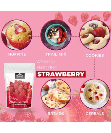 NATURE YARD Fraises s ch es - 1 kg - Fraise confite d shydrat e fruits secs 1 kg (Pack of 1) - Buy Online on GoSupps.com