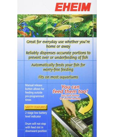 EHEIM Everyday Fish Feeder - Programmable Automatic Food Dispenser - Buy Online on GoSupps.com
