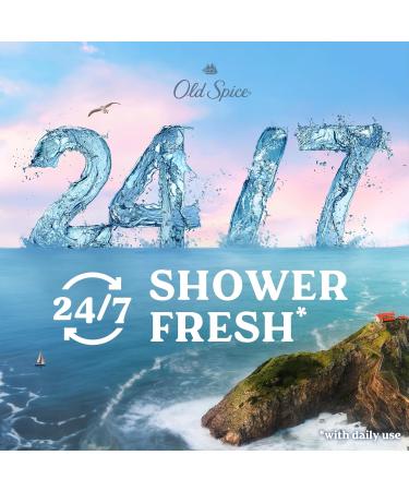 Old Spice Cleansing Body Wash for Men, 24/7 Shower Fresh with Lasting Scent, Cleanse & Refresh, Gentle on Skin, Vitamin B3, Harbor with Coastal Breeze + Driftwood Scent, 18 oz (Pack of 4) Harbor 18 Ounce (Pack of 4) - Buy Online on GoSupps.com