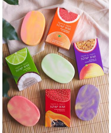 Tropical Fruits Coconut and Lime Glycerine Soap 150g - Buy Online on GoSupps.com