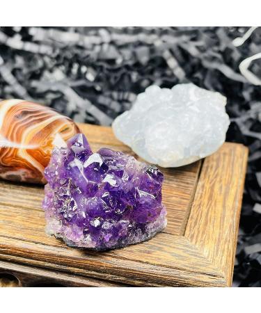 Natural Crystal Rough Natural Quartz Crystal Natural Crystal Five Stone Raw Cluster Ore Standard Collection Home Office Decor - Buy Online on GoSupps.com