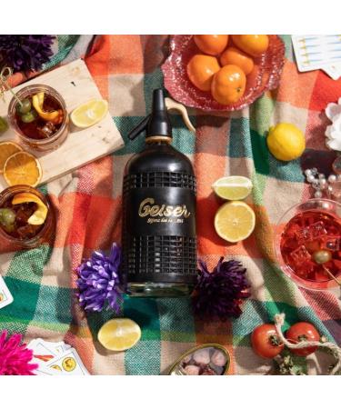 Geiser Siphon Vintage Soda Water 1L (Black) - Buy Online on GoSupps.com