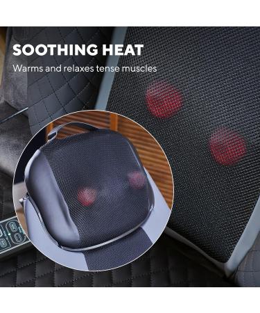 Buy Homedics 2-in-1 Shiatsu Massage Seat & Pillow Back Neck Shoulders & Thighs Relief with Heat Function | International Shipping - Buy Online on GoSupps.com