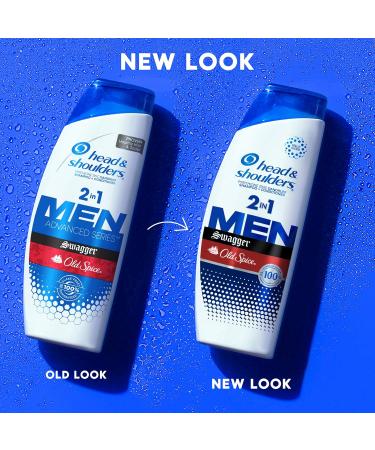 Head & Shoulders Men's 2-in-1 Dandruff Shampoo & Conditioner - Anti-Dandruff Treatment Old Spice Swagger Paraben Free 20.7 oz - Buy Now - Buy Online on GoSupps.com