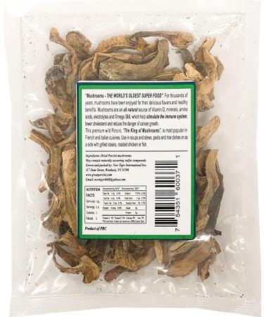 Dried Porcini Mushrooms - 1 oz Bag | Mushroom House - Buy Online on GoSupps.com