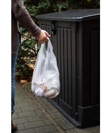 Premiumline 120-Pack 5L Tear-Resistant & Waterproof Garbage Bags - Size 34x36cm with Stretcher Handle - Buy Online on GoSupps.com
