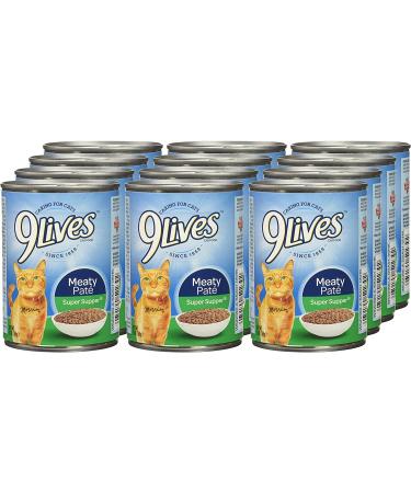 9Lives Super Supper Meaty Pate Wet Cat Food 13oz (12 Pack) - Buy Online on GoSupps.com
