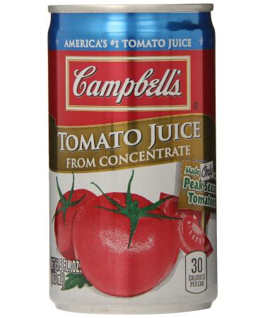 Campbell's Tomato Juice From Concentrate, 5.5 Ounce (Pack of 24) 5.5 Fl Oz (Pack of 24)