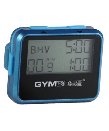 Gymboss Interval Timer and Stopwatch - Teal/Blue Metallic Gloss