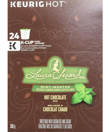 Laura Secord Mint Hot Chocolate Mix K-Cup Coffee Pods 24 Count for Keurig Coffee Makers - Buy Online on GoSupps.com