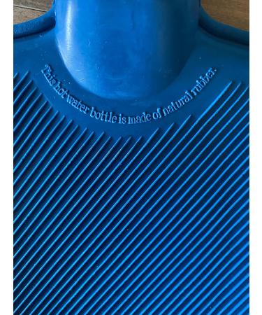 Vagabond Bags Ribbed Hot Water Bottle 2L - Navy | Eco-Friendly & Durable | Ideal for Cozy Nights - Buy Online on GoSupps.com