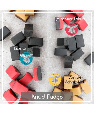 Buy Lakrids Knud 3-Pack Test Set | Gourmet Lakritz Fudge Raspberry & Vanilla Chocolate Fudge - Soft Irresistible Treats for International Shipping - Buy Online on GoSupps.com