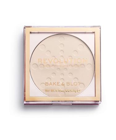 Makeup Revolution Bake & Blot Translucent Powder 5.5g Translucent 5.5 g (Pack of 1)