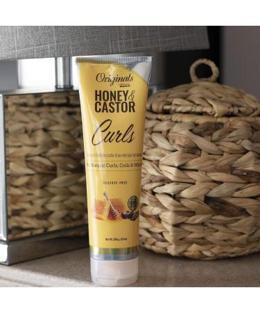Shop Originals by Africa's Best Honey & Castor Curls - Sulfate-Free Natural Hair Care for Curls Coils & Waves - 10 oz - Buy Online on GoSupps.com