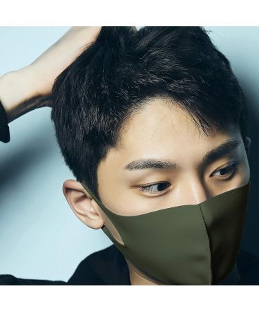 LOOKA Protective Fashion Air Mask - Washable Reusable & Comfortable - Qui Khaki (Medium) | International Shipping - Buy Online on GoSupps.com