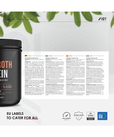 Grass-Fed Bone Broth Beef Protein Powder - 200g | Unflavoured | Paleo & Keto Certified | Halal Kosher | 100% Pasture Raised Bovine - Buy Online on GoSupps.com