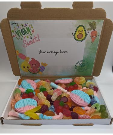 Personalised vegan sweet box | Vegan sweets | Vegan sweet box | Vegan gift | Vegan letterbox gift| Vegan| Bubs vegan mix