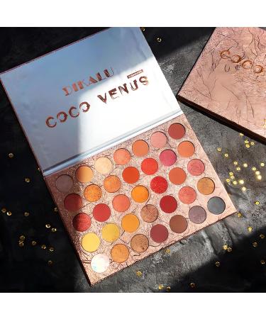 Retoo 35-Color Eyeshadow Palette | Professional Makeup | Highly Pigmented & Long-Lasting | Vegan Formula - Buy Online on GoSupps.com