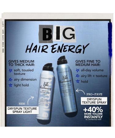 Bumble and bumble. Thickening Dryspun Texture Spray | Volumizing + Adds Texture | Straight to Wavy 3.6 Ounce (Pack of 1) - Buy Online on GoSupps.com